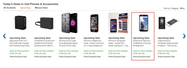Fotografía - [Offre Alerte] Nexus 6 (32 Go Bleu) sera en vente pour 399,99 $ à 8:50 AM PDT Pour Amazon Premier Jour-Se [Mise à jour: Sold Out]